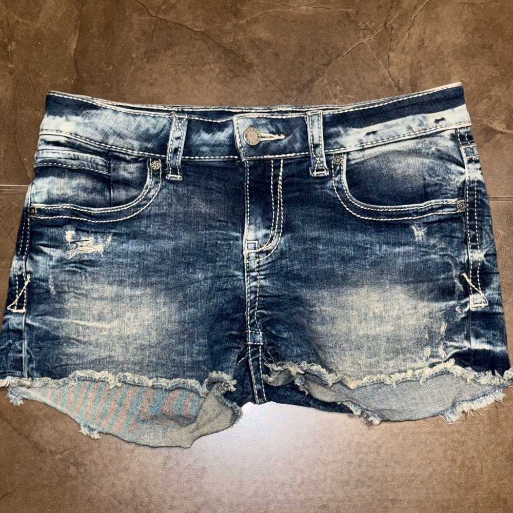 Buckle Black Indigo Denim Jeans - Dark Blue